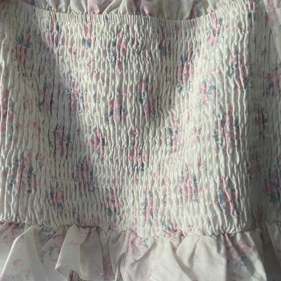 Floral smocked maxi dress - Picture 2 of 3